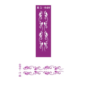 Трафарет B5 -040