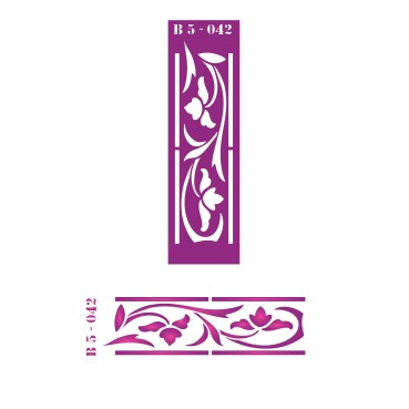 Трафарет B5 -042