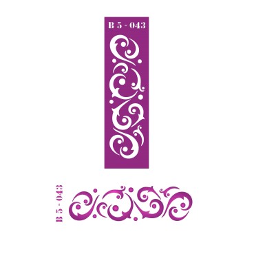Трафарет B5 -043