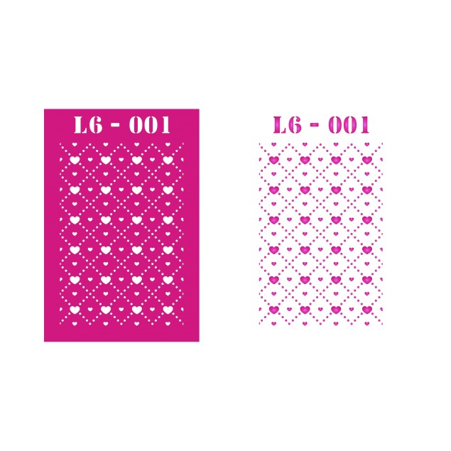 Трафарет для малювання L6-001
