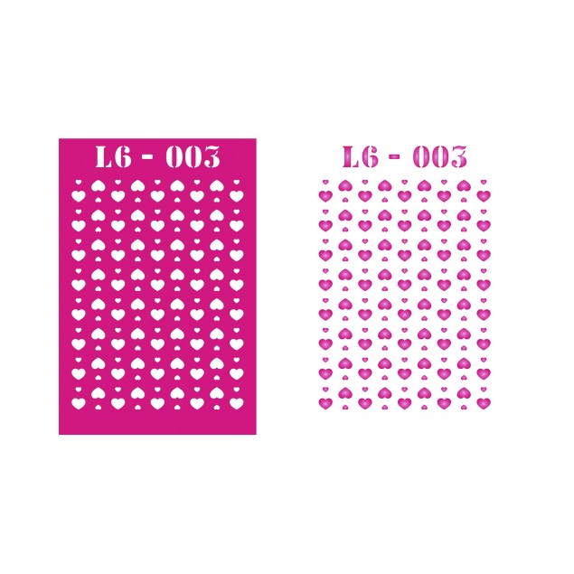 Трафарет для малювання L6-003