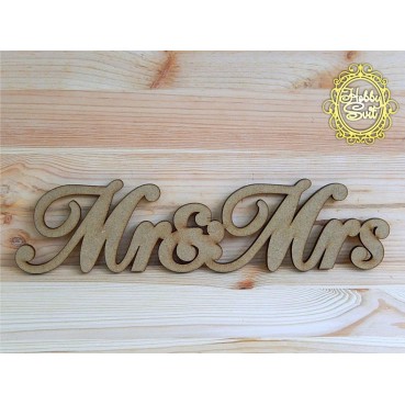 Слово "Mr & Mrs" довжина, 30 см - text_photo_image 5