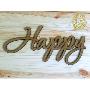 Слово "Happy" довжина, 30 см - text_photo_image 2